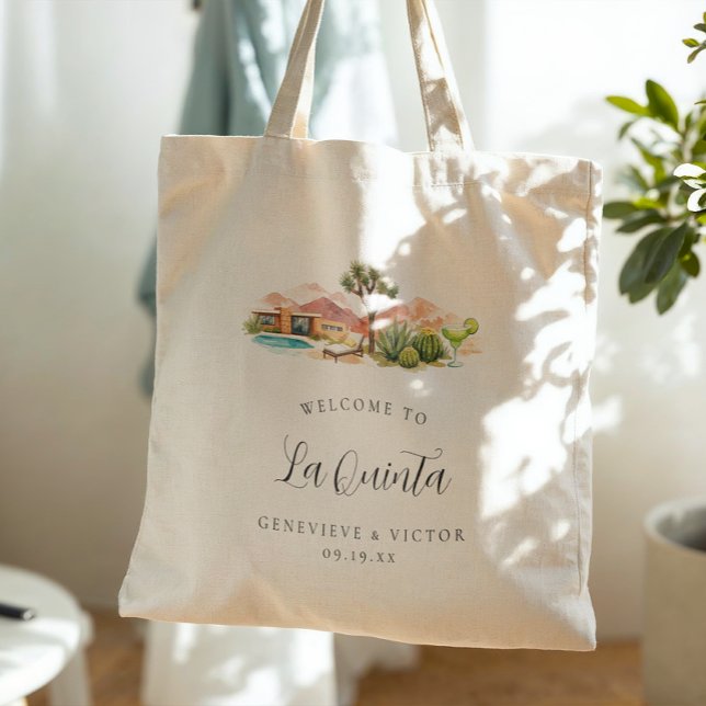 La Quinta Desert Wedding Welcome Tote Bag (Creator Uploaded)