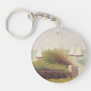 La Rade de Grandcamp Key Ring