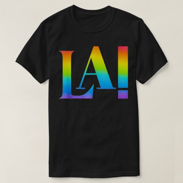 La Rainbow Code I'm Gay  Men Boyfriend LGBT Pride  T-Shirt (Design Front)