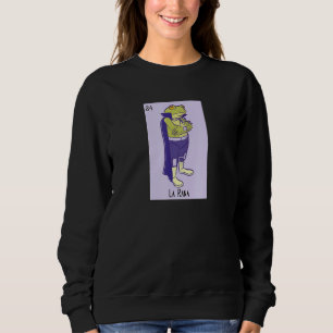 La Rana Mexican Luchador Frog Wrestler Lottery Ca Sweatshirt
