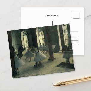 La Répétition Au Foyer De La Danse   Edgar Degas Postcard