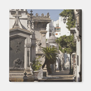 La Recoleta Cemetery in Buenos Aires Magnet