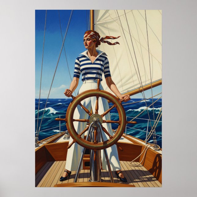 LA REGATIÈRE (The Yachtswoman) Poster (Front)