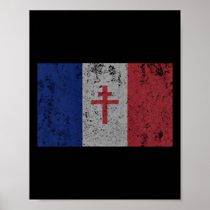 La Resistance The French Flag France Paris Wwii T  Poster