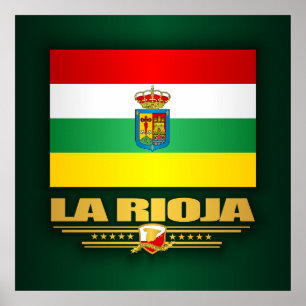 La Rioja Flag Poster