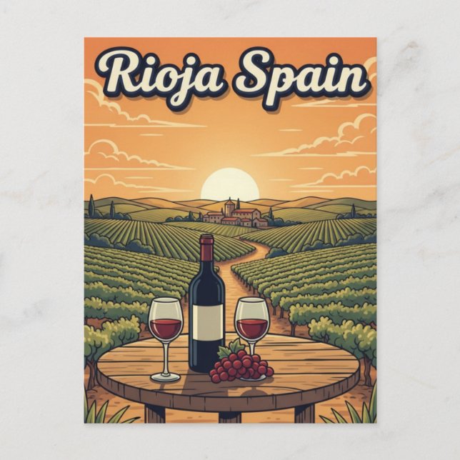 La Rioja Spain Travel Postcard (Front)