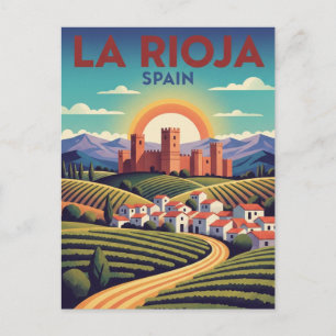 La Rioja Spain Travel Postcard