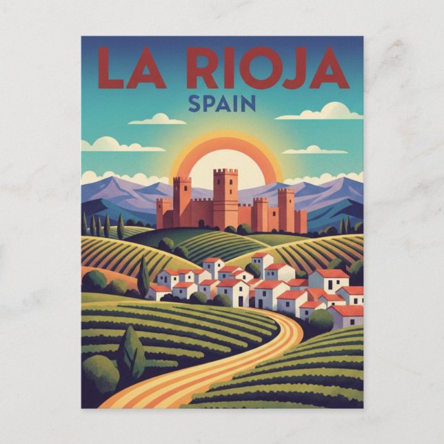 La Rioja Spain Travel Postcard (Front)