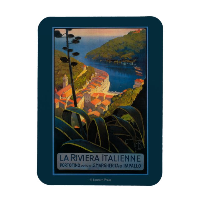 La Riviera Italienne Magnet (Vertical)