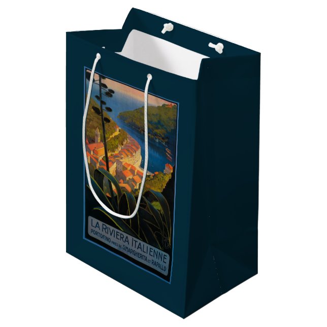 La Riviera Italienne Medium Gift Bag (Front Angled)