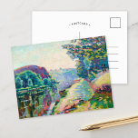 La Roche de l’Echo, Crozant | Armand Guillaumin Postcard<br><div class="desc">La Roche de l’Echo,  Crozant (circa 1907) | Original artwork by French impressionist painter and lithographer Armand Guillaumin (1841-1927). 

Use the design tools to add custom text or personalise the image.</div>