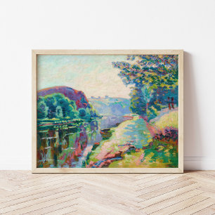 La Roche de l’Echo, Crozant   Armand Guillaumin Poster