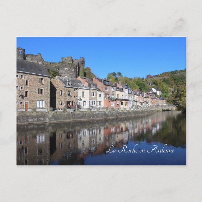 La Roche en Ardenne View, Belgium Postcard (Front)