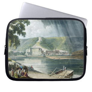 La Roche, from 'Views on the Seine', engraved by T Laptop Sleeve