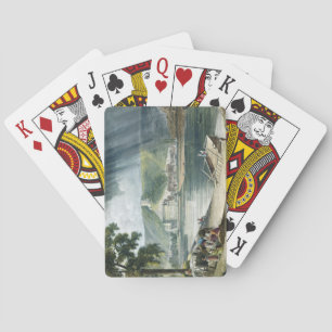 La Roche, from 'Views on the Seine', engraved by T Playing Cards