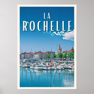 La Rochelle Photo Vintage  Poster