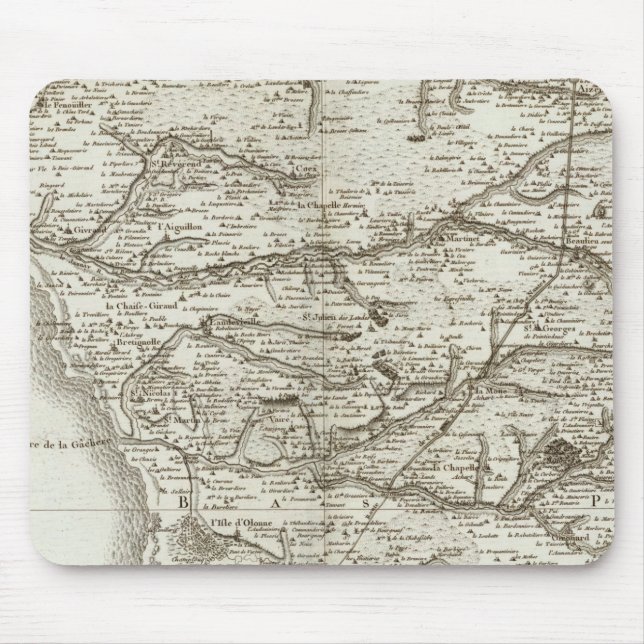 La RochesurYon, Les Sablesd'Olonne Mouse Mat (Front)
