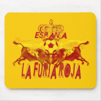 La Roja Twin Toros Raging Bulls futbol kings Mouse Mat