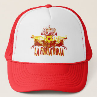 La Roja Twin Toros Raging Bulls futbol kings Trucker Hat
