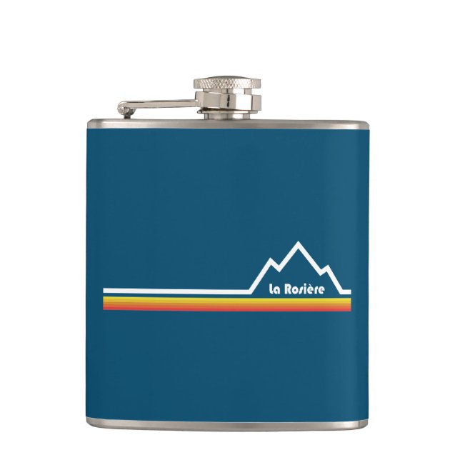 La Rosière France Hip Flask (Front)