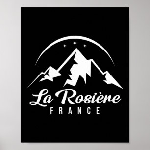 La Rosière France Ski Resort Skiing Snowboarding S Poster