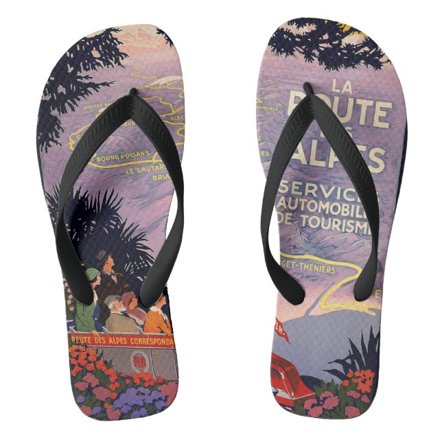 La route des Alpes Flip Flops (Footbed)
