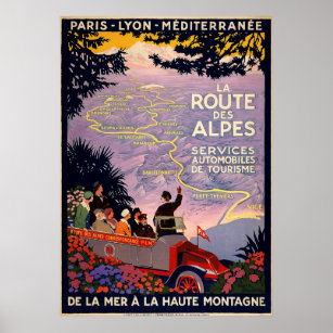 La route des Alpes Poster