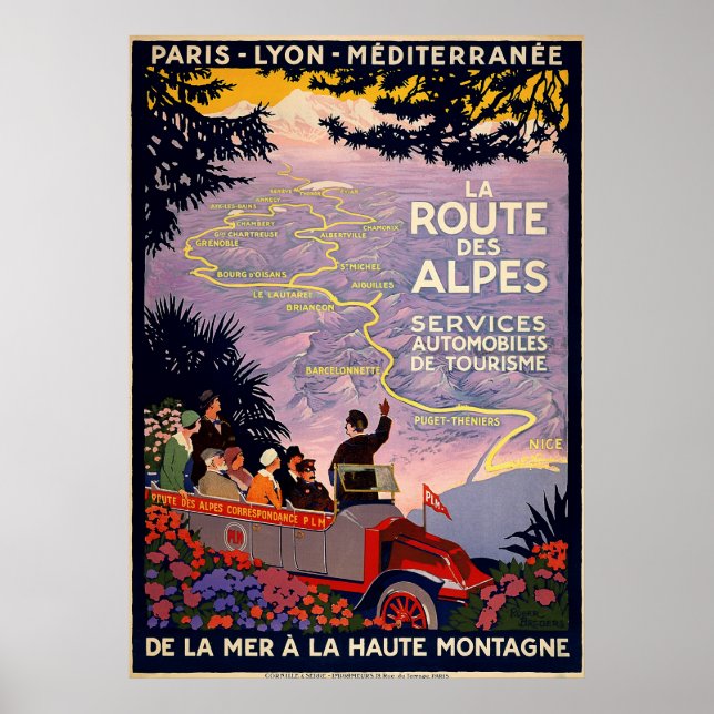 La route des Alpes Poster (Front)