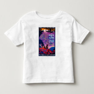 La Route Des Alpes Vintage PosterEurope Toddler T-Shirt
