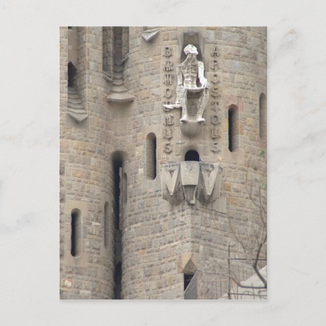 La Sagrada Família, Barcelona Postcard (Front)