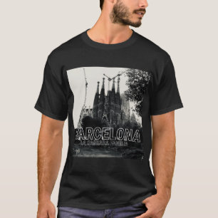 La sagrada familia church in barcelona city  T-Shirt