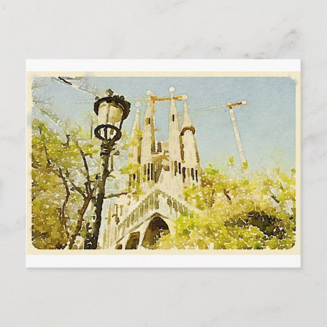 La Sagrada Familia Postcard (Front)