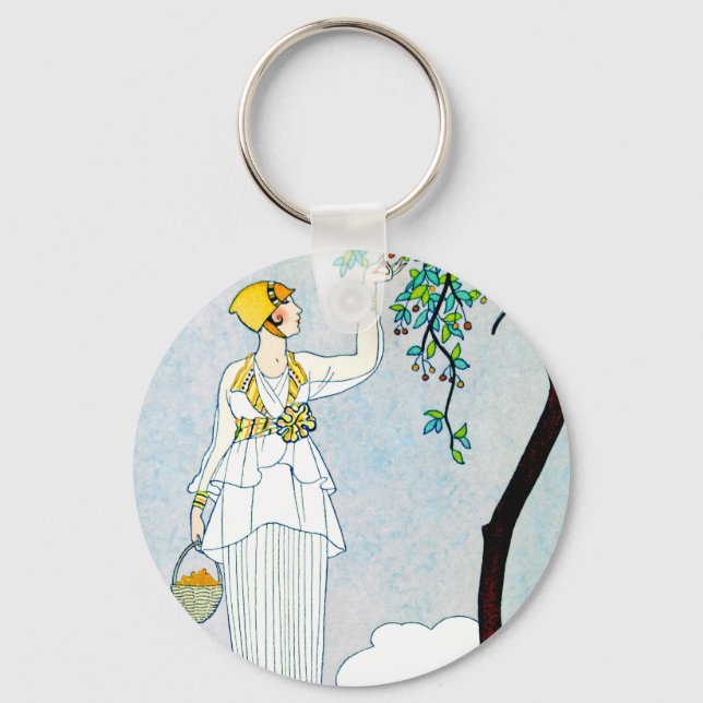 La Saison Des Prunes Mirabelles Key Ring (Front)