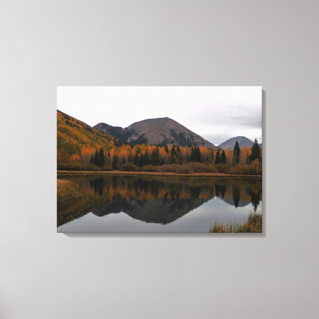 La Sal Reflections Canvas Print (Front)