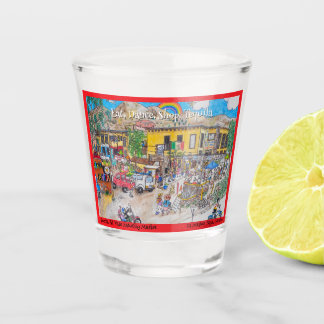 La Salina Cantina shot glass