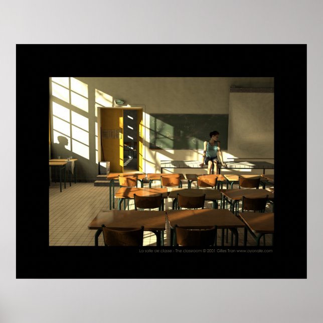 La salle de classe - The classroom Poster (Front)