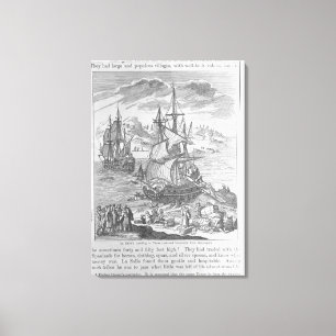 La Salle's Landing in Texas Canvas Print