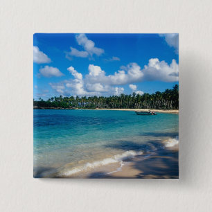 La Samana Peninsula, Dominican Republic, 2 15 Cm Square Badge