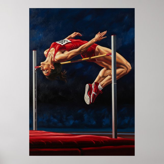 LA SAUTEUSE EN HAUTEUR (The High Jumper) Poster (Front)