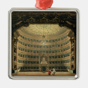 La Scala, Milan, during a performance Metal Tree Decoration