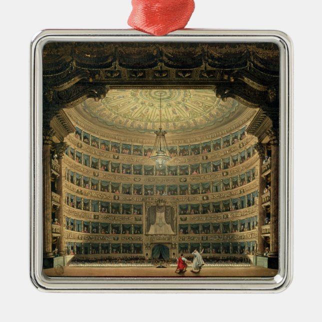 La Scala, Milan, during a performance Metal Tree Decoration (Front)