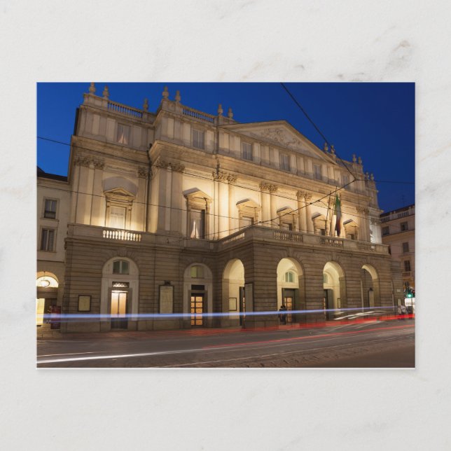 La Scala, Milan Postcard (Front)