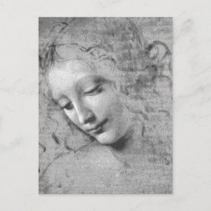 La Scapigliata by Leonardo da Vinci Postcard