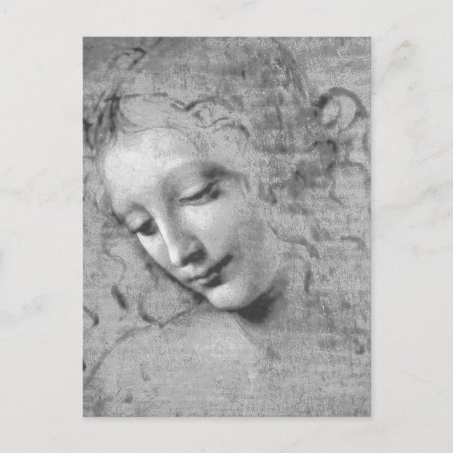 La Scapigliata by Leonardo da Vinci Postcard (Front)