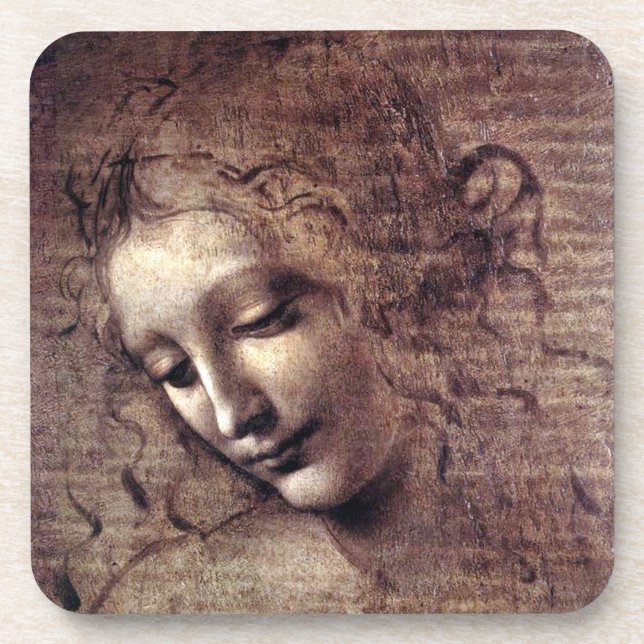 La Scapigliata - da Vinci - c1508 Coaster (Front)