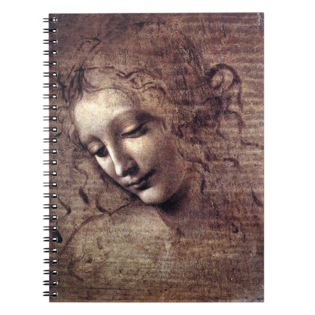 La Scapigliata - da Vinci - c1508 Notebook (Front)