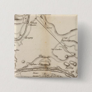La Seine, l'Oise 15 Cm Square Badge