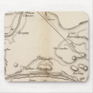 La Seine, l'Oise Mouse Mat
