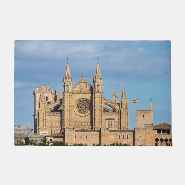 La Seu, the Cathedral of Palma de Mallorca - Spain Doormat (Front)