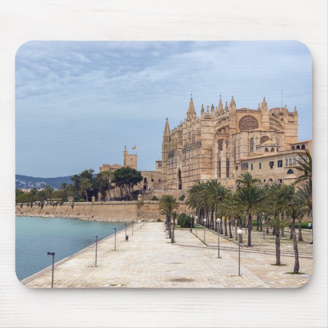 La Seu, the Cathedral of Palma de Mallorca - Spain Mouse Mat (Front)
